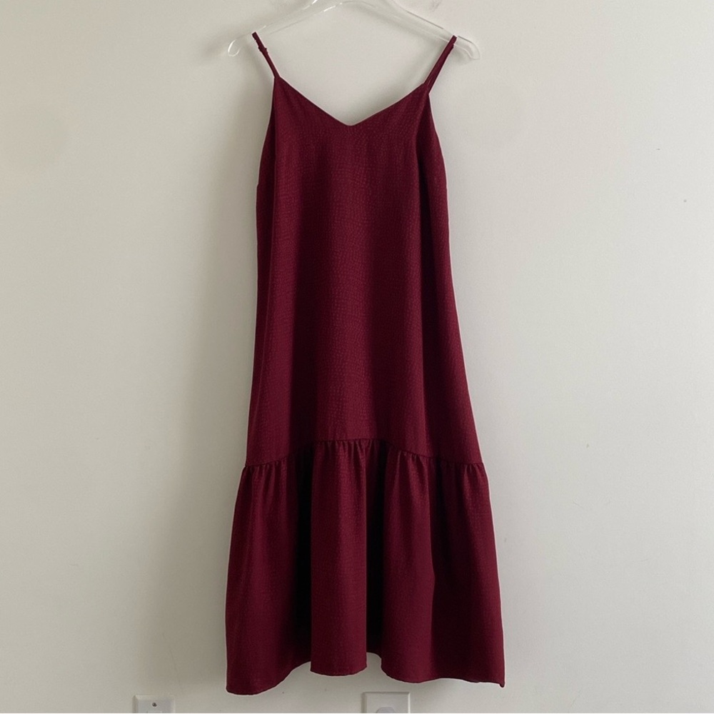 *NWOT* The Nines by HATCH Tiered Slip Maternity Dress - Picture 2 of 16